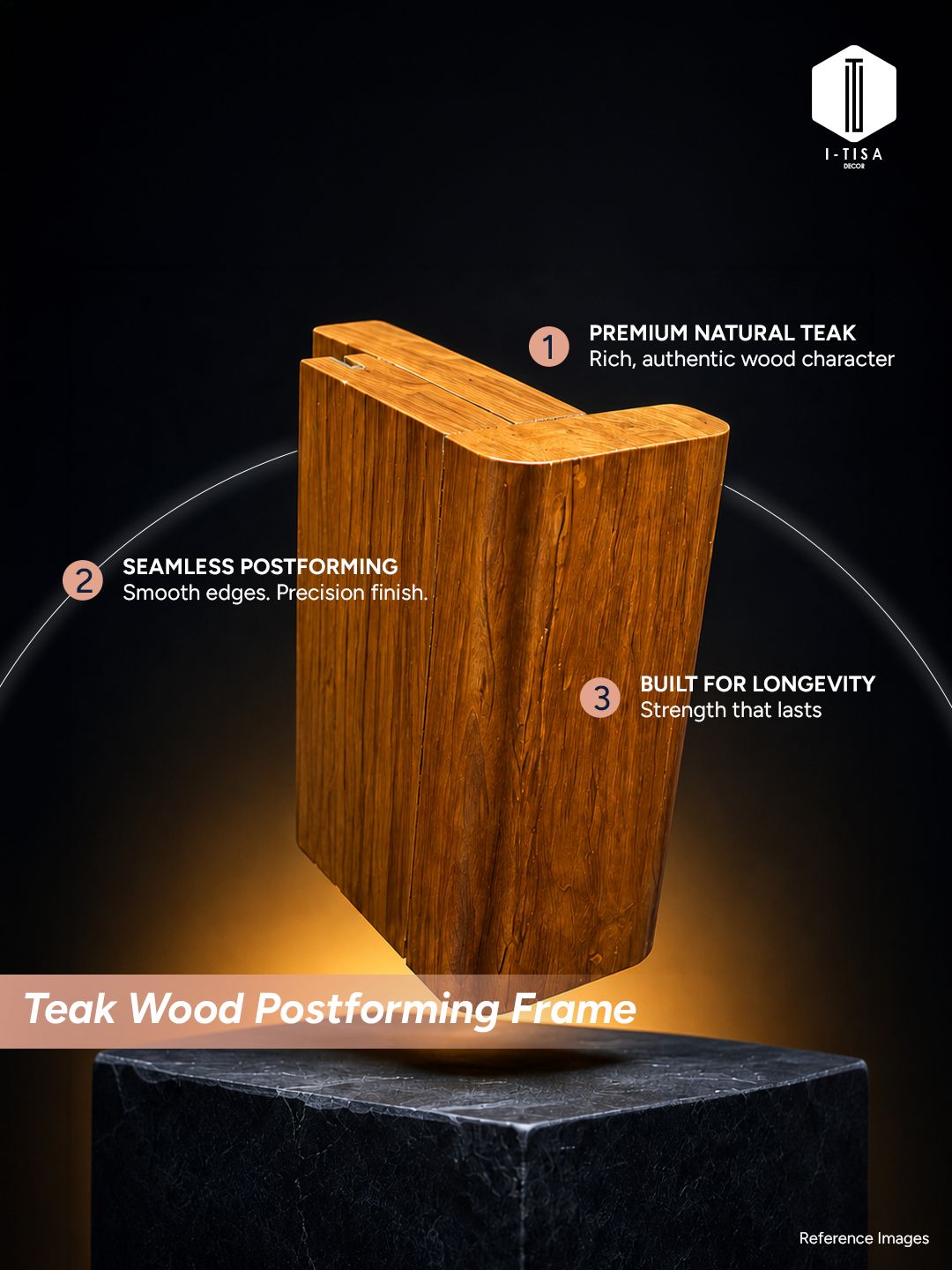 Teak Wood Postforming Modular Frame