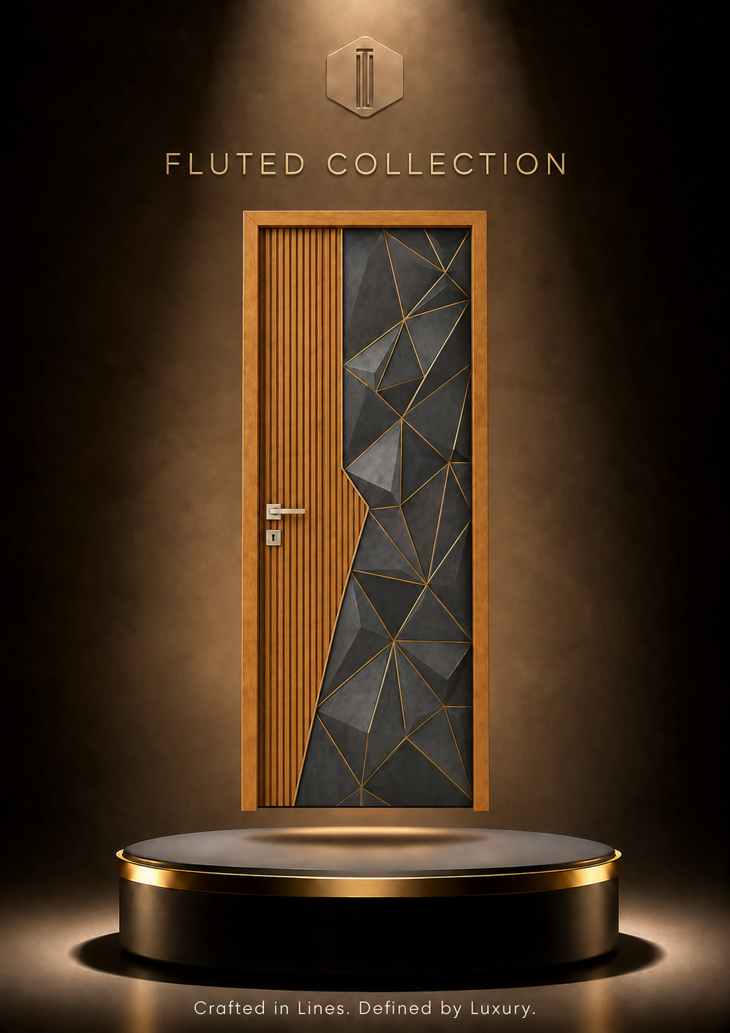 Fluted Collection tactile architectural surface